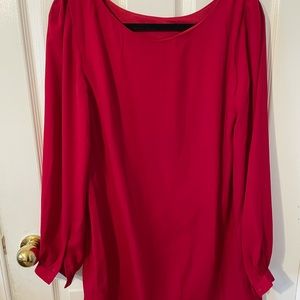 Lulus red holiday dress